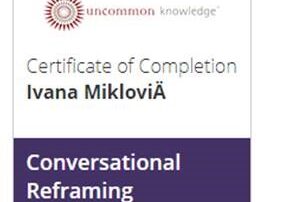 Certifikát Conversational Reframing