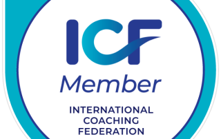 Odznak - člen ICF - Medzinárodnej koučovacej federácie